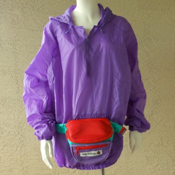 Vintage Handbags - Fanorak Fanny Pack Windbreaker VTG NEW